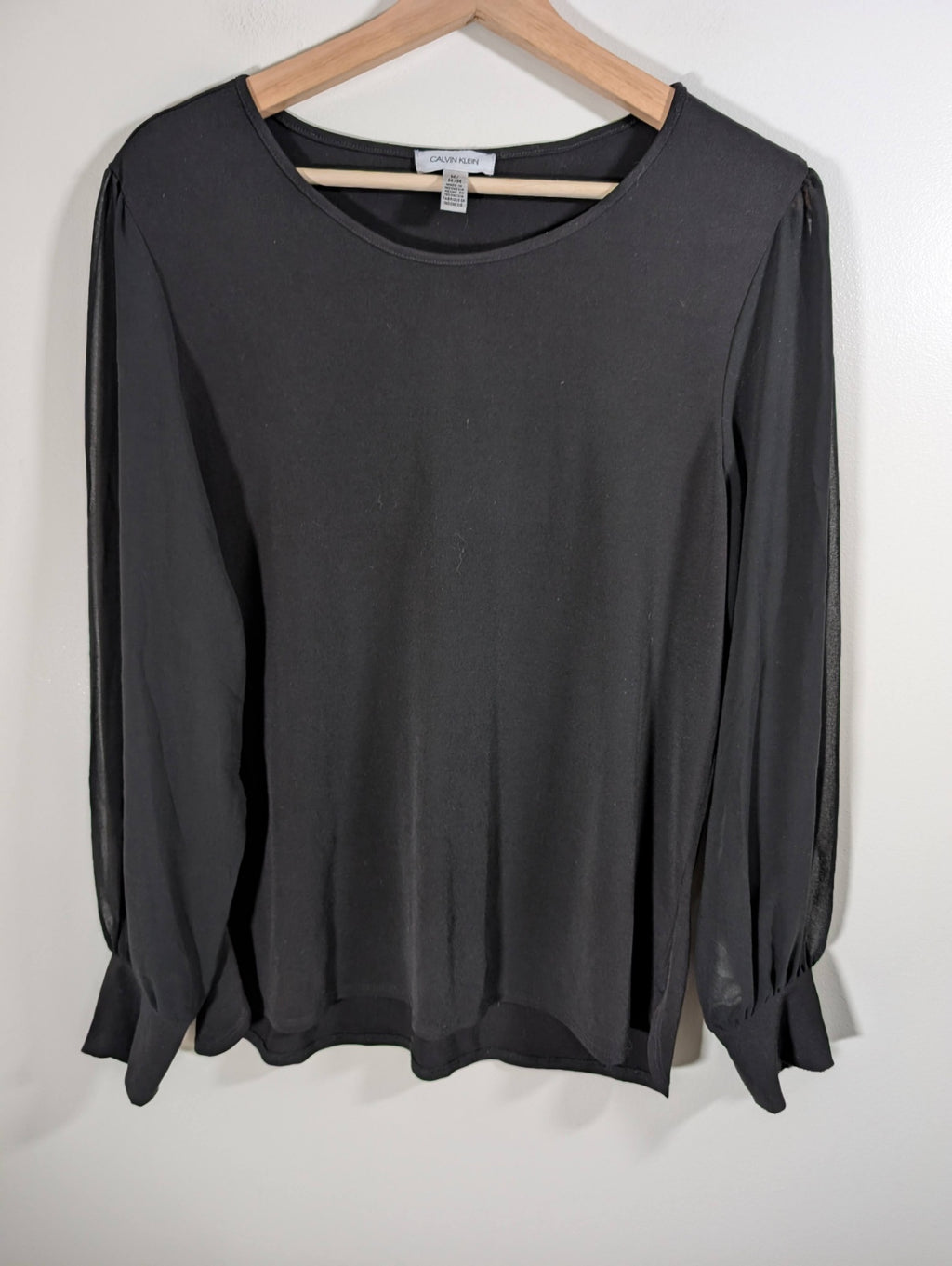 Calvin Klein black blouse - Medium