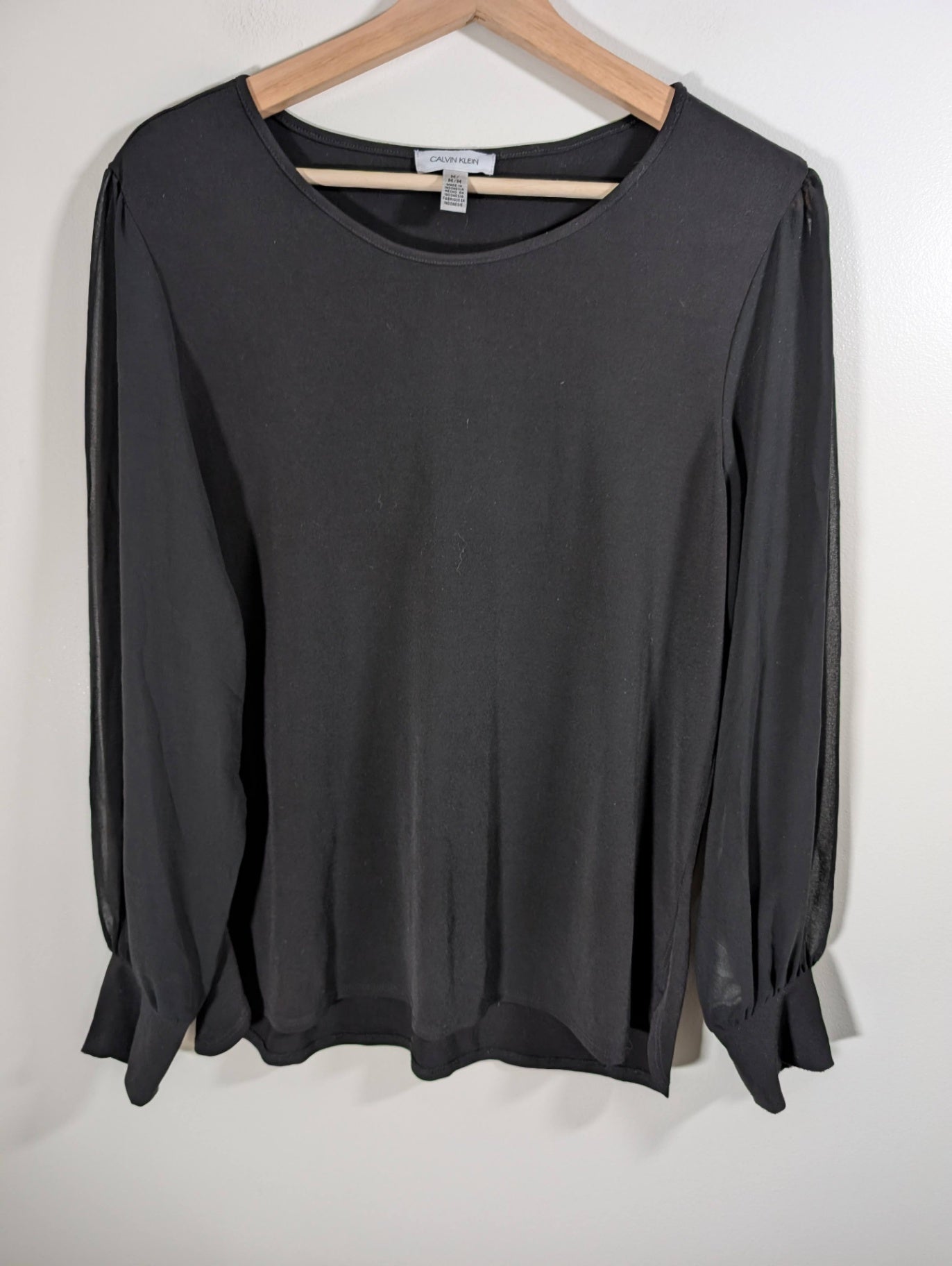 Calvin Klein black blouse - Medium