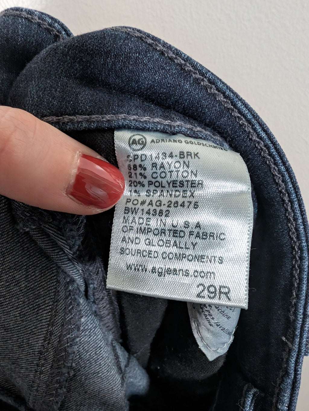 Adriano Goldschmted the prima mid-rise cigarette jeans - SZ 29