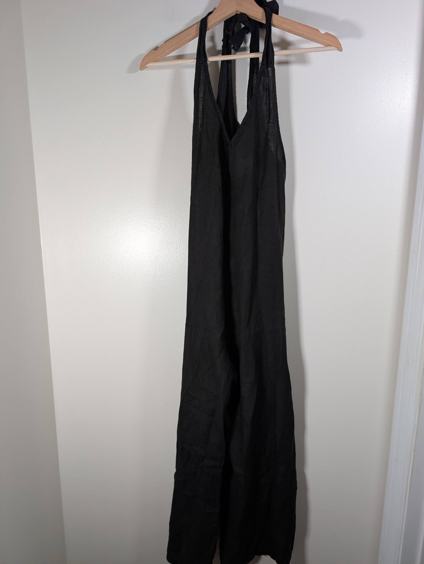 Charlie B halter tie wide leg jumpsuit - Medium