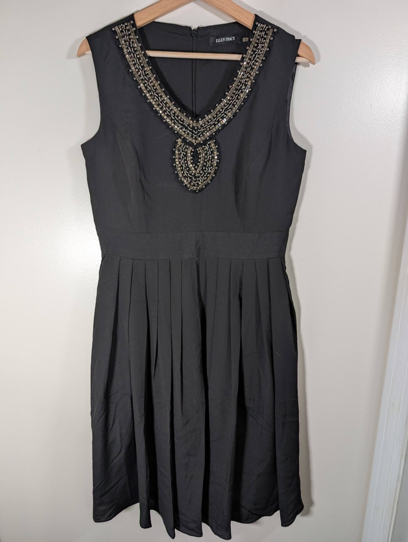 Ellen tracy embellished dress - SZ 8