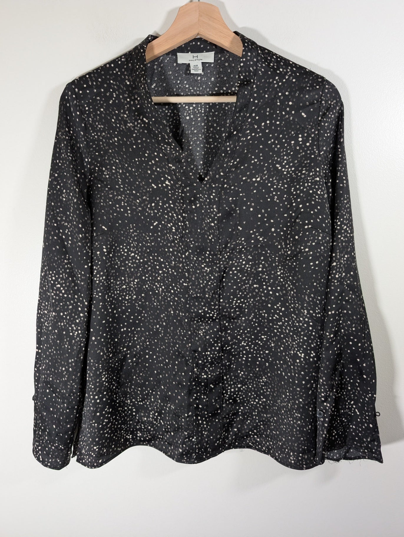 Halston polka-dot blouse - Medium