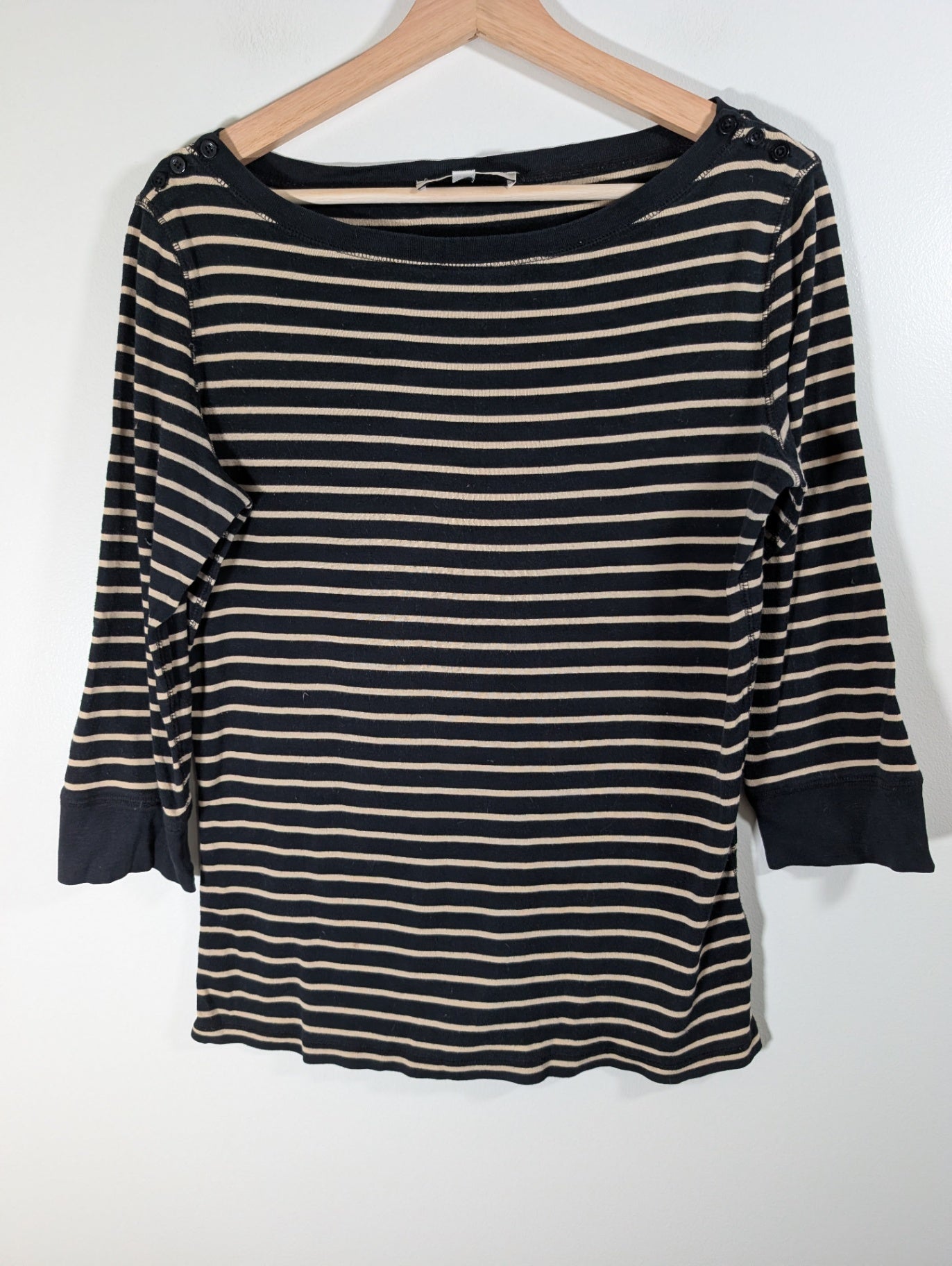 Jones New York striped long-sleeve - Medium