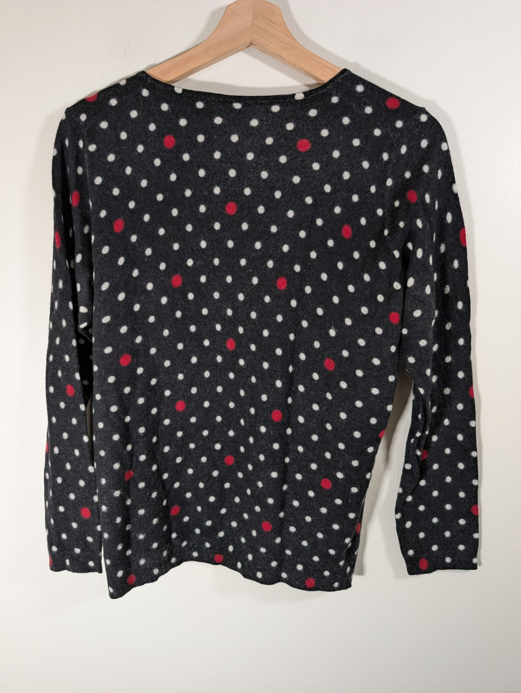 Talbots polka-dot merino wool sweater - Large