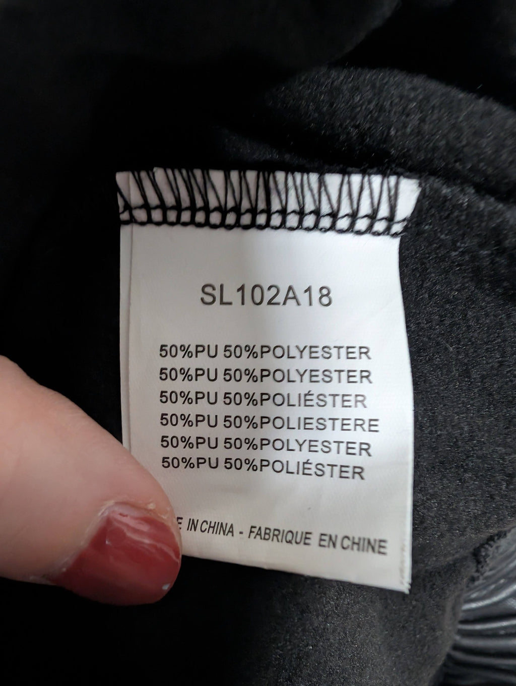 Lili Sidonio pleather leggings - Small