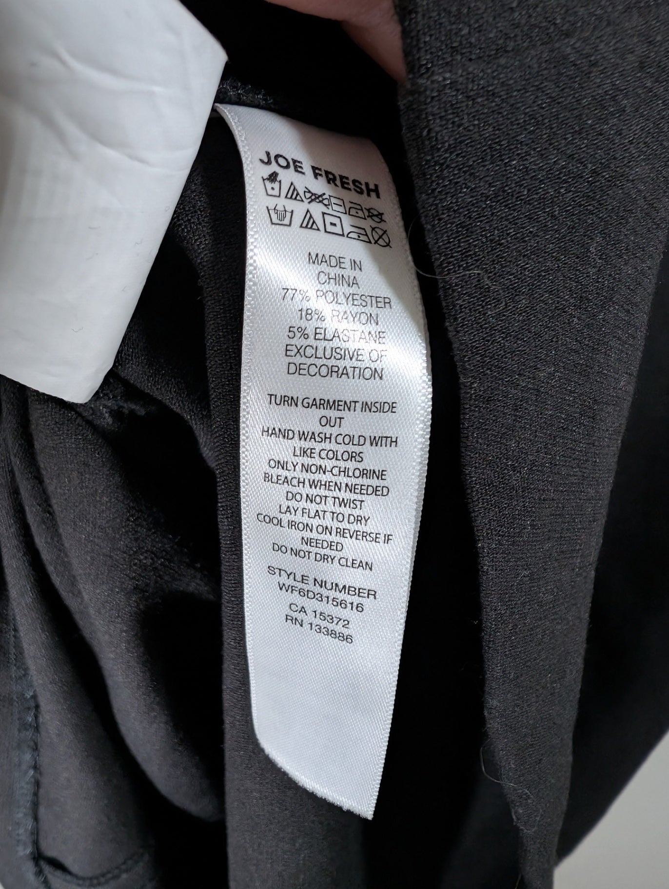 JOE FRESH black dress - SZ 6