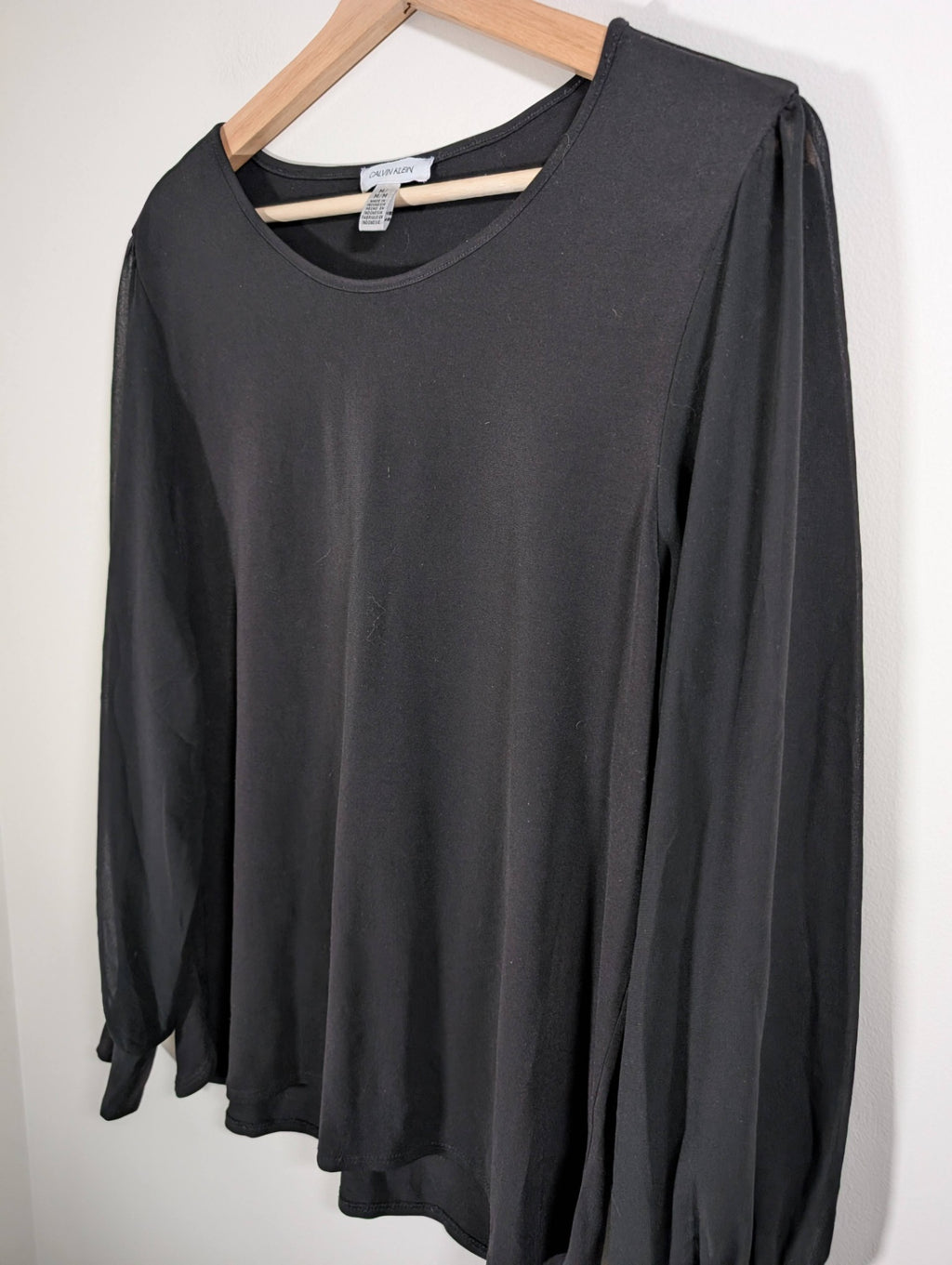 Calvin Klein black blouse - Medium
