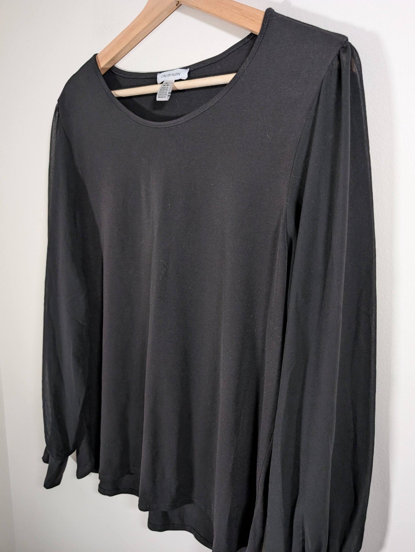 Calvin Klein black blouse - Medium