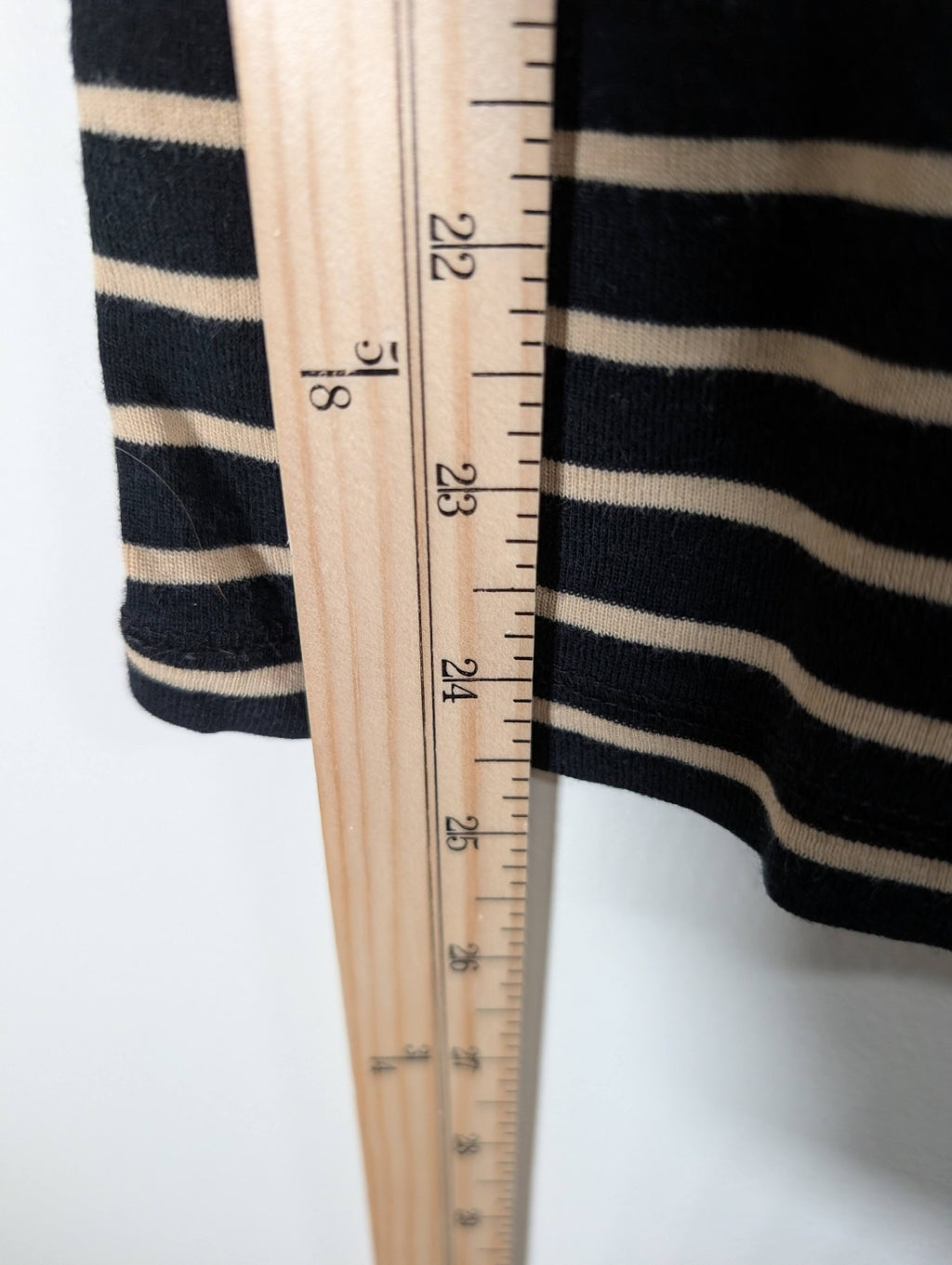 Jones New York striped long-sleeve - Medium