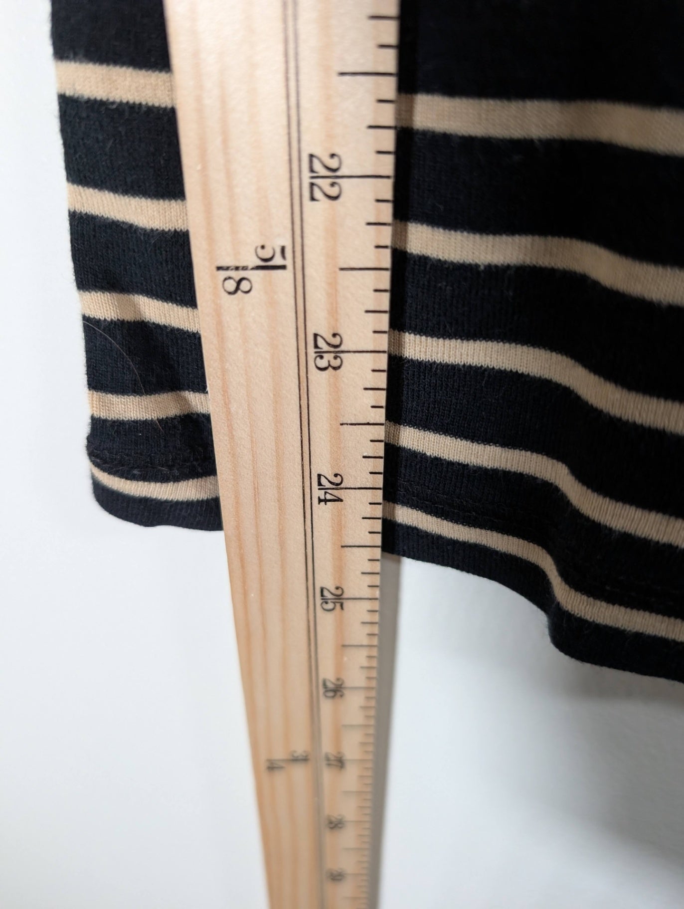 Jones New York striped long-sleeve - Medium