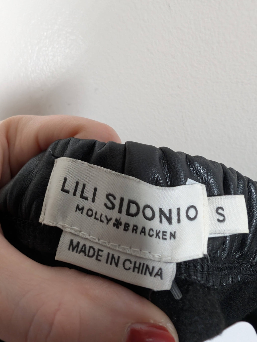 Lili Sidonio pleather leggings - Small