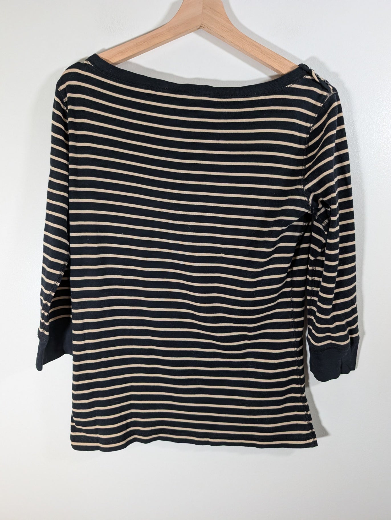 Jones New York striped long-sleeve - Medium