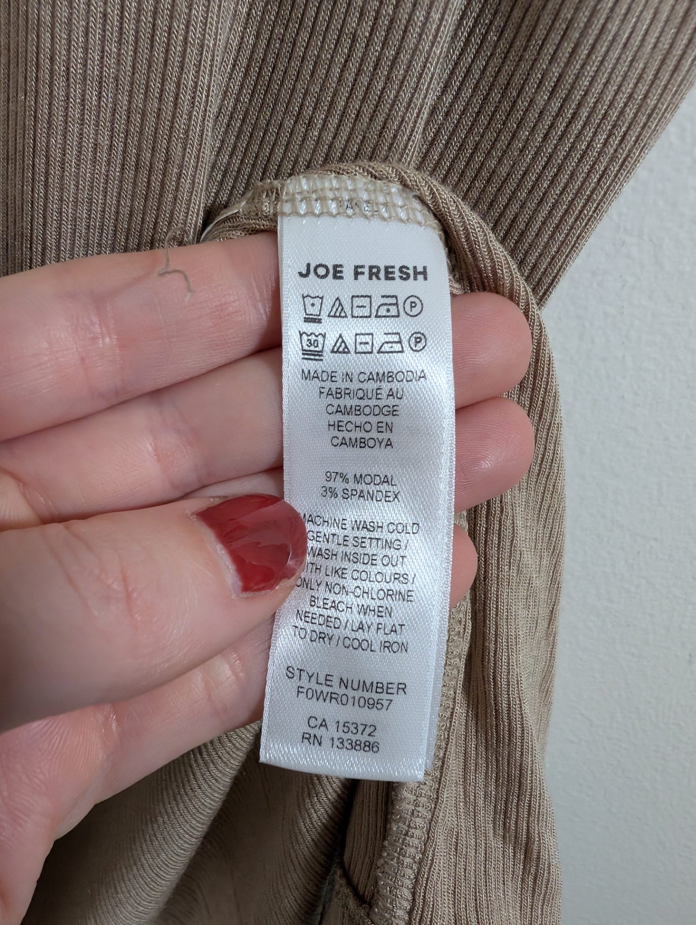 Joe Fresh golden tank - Medium