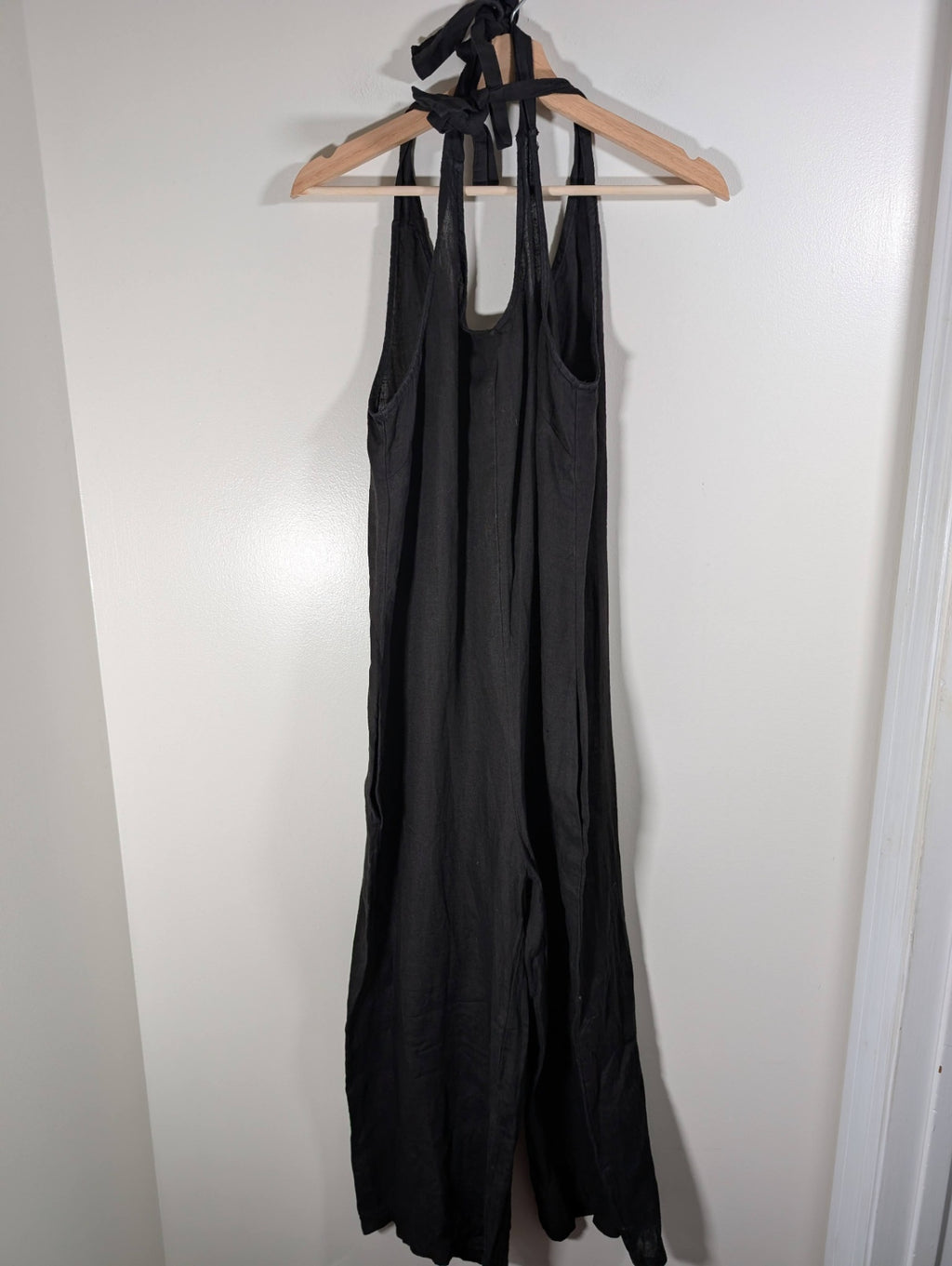 Charlie B halter tie wide leg jumpsuit - Medium