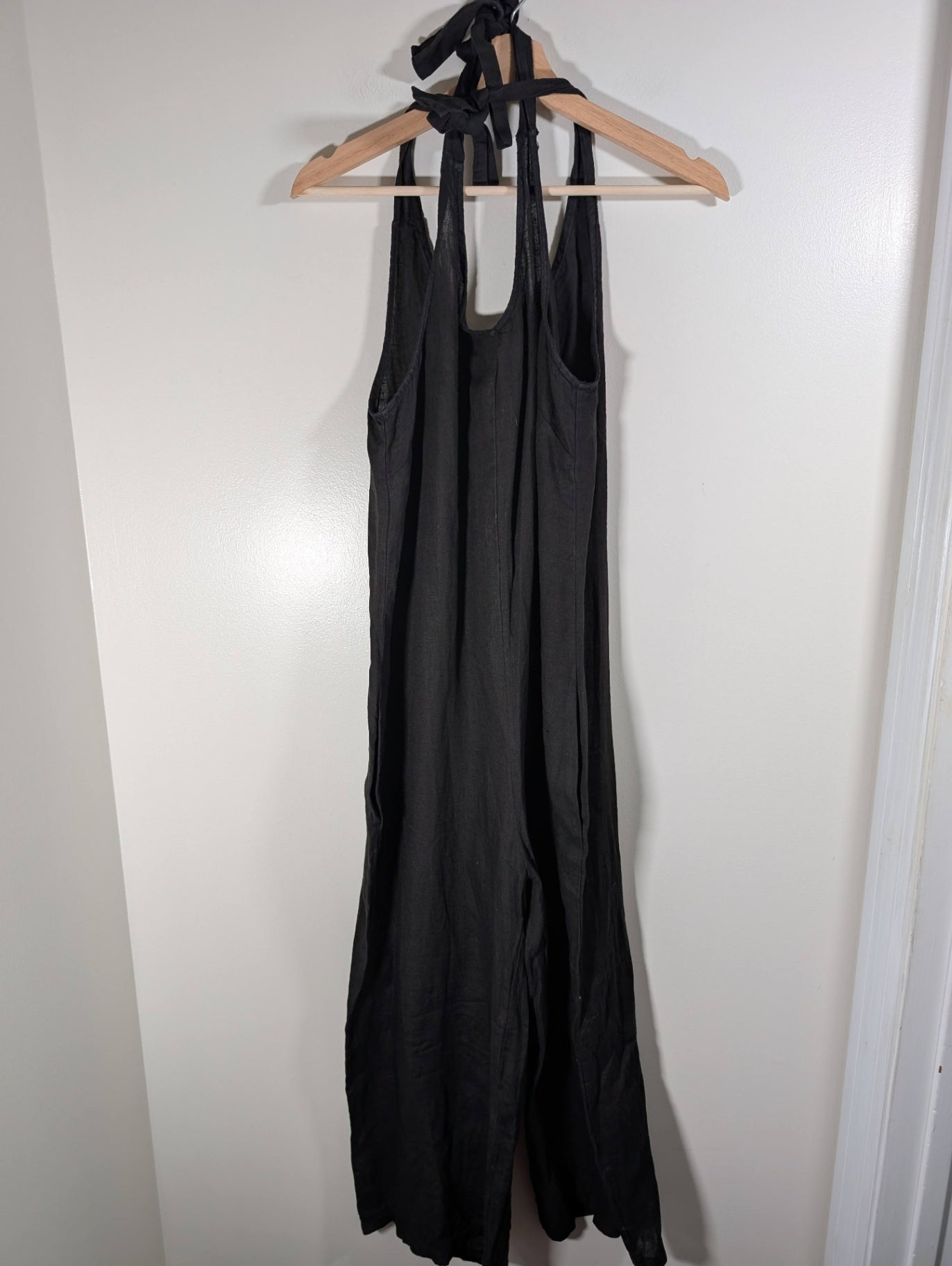 Charlie B halter tie wide leg jumpsuit - Medium