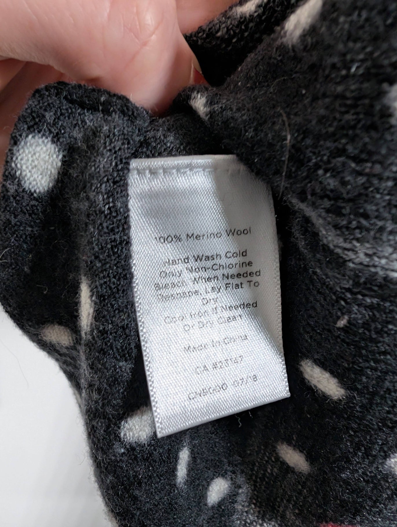 Talbots polka-dot merino wool sweater - Large