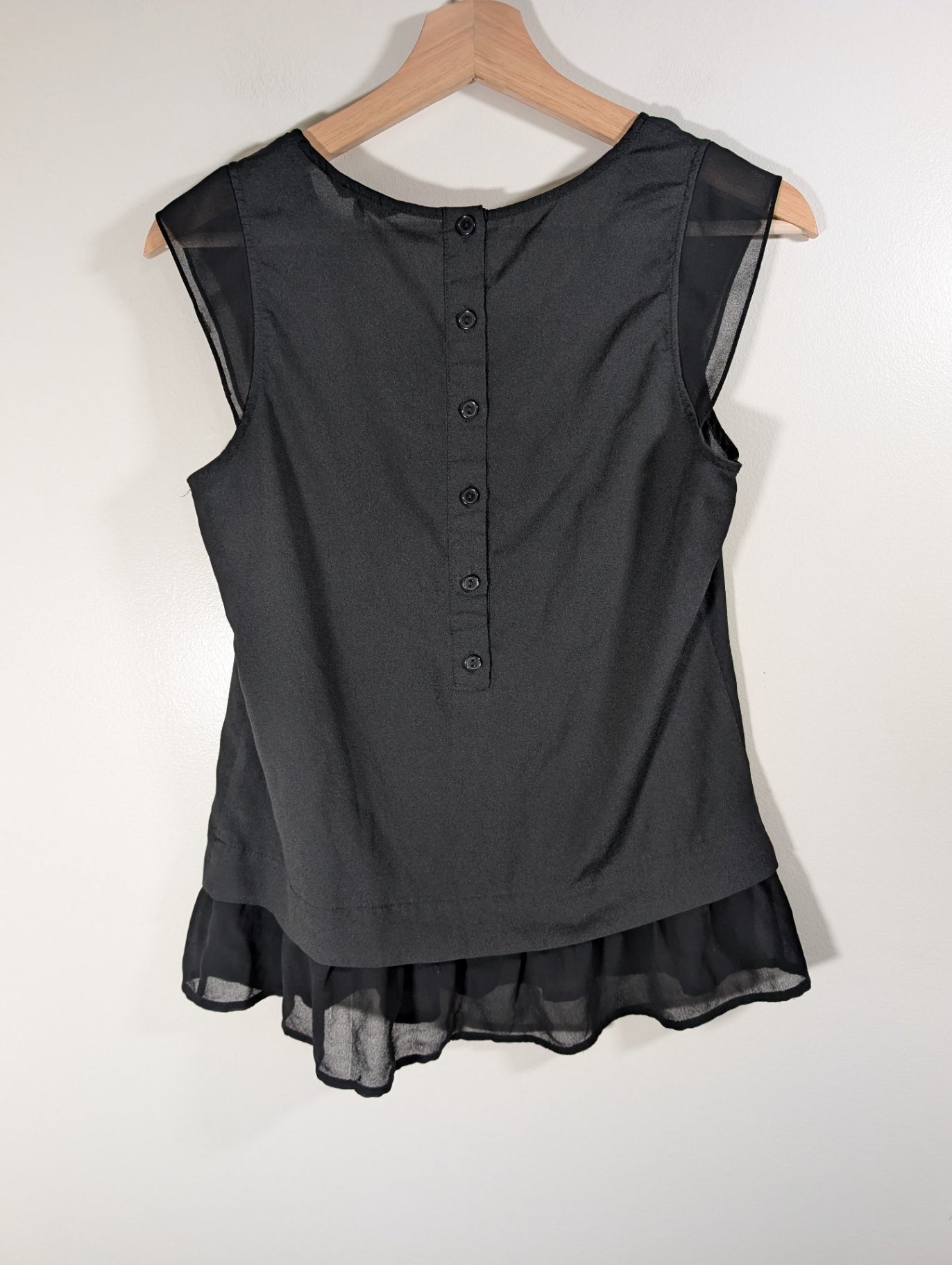 Naked Zebra black blouse - Small