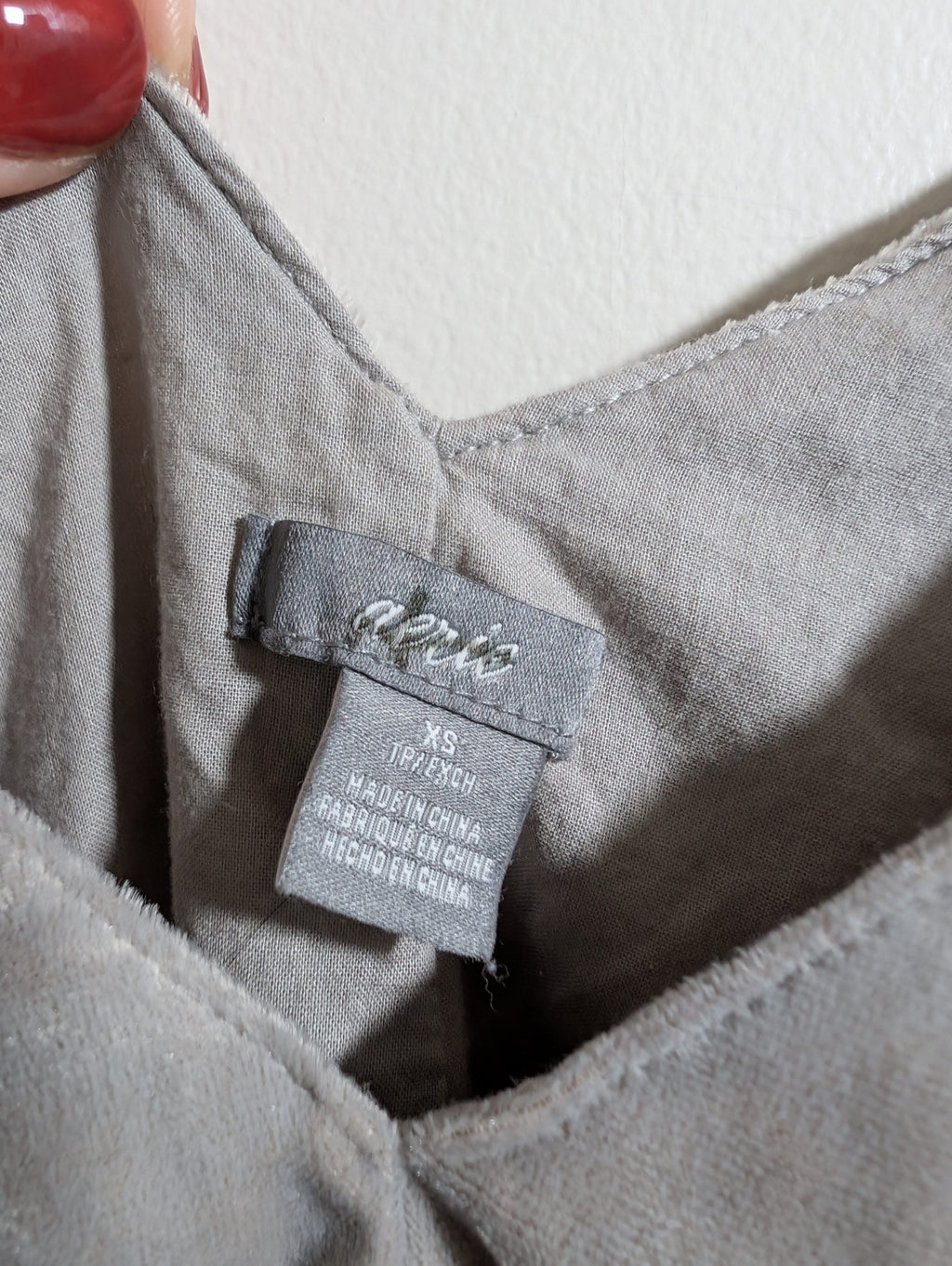 Aerie velvet blouse - XS