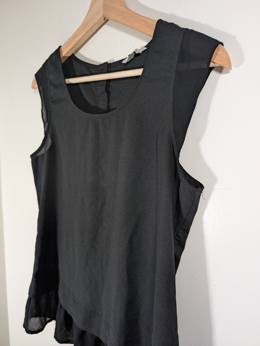 Naked Zebra black blouse - Small