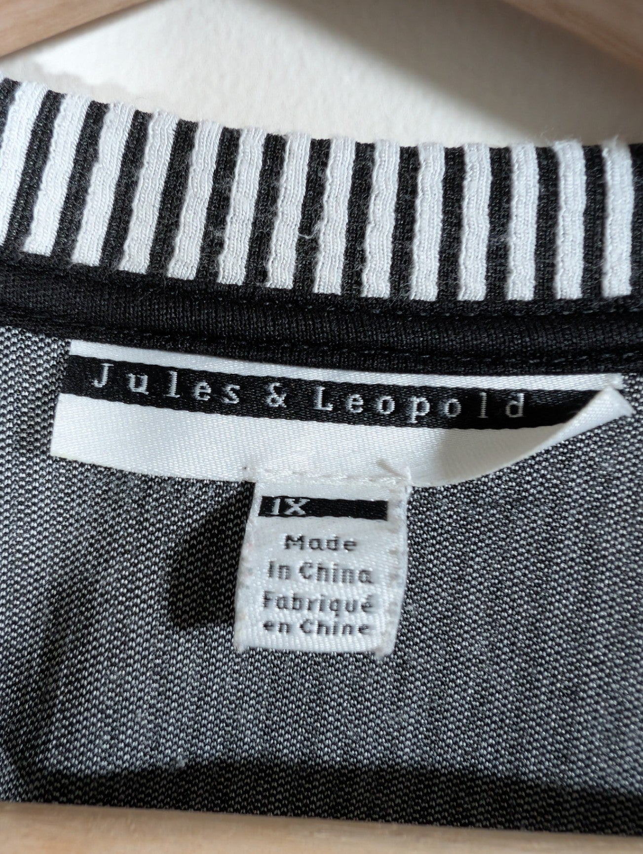 Jules & Leopold striped blouse - 1X