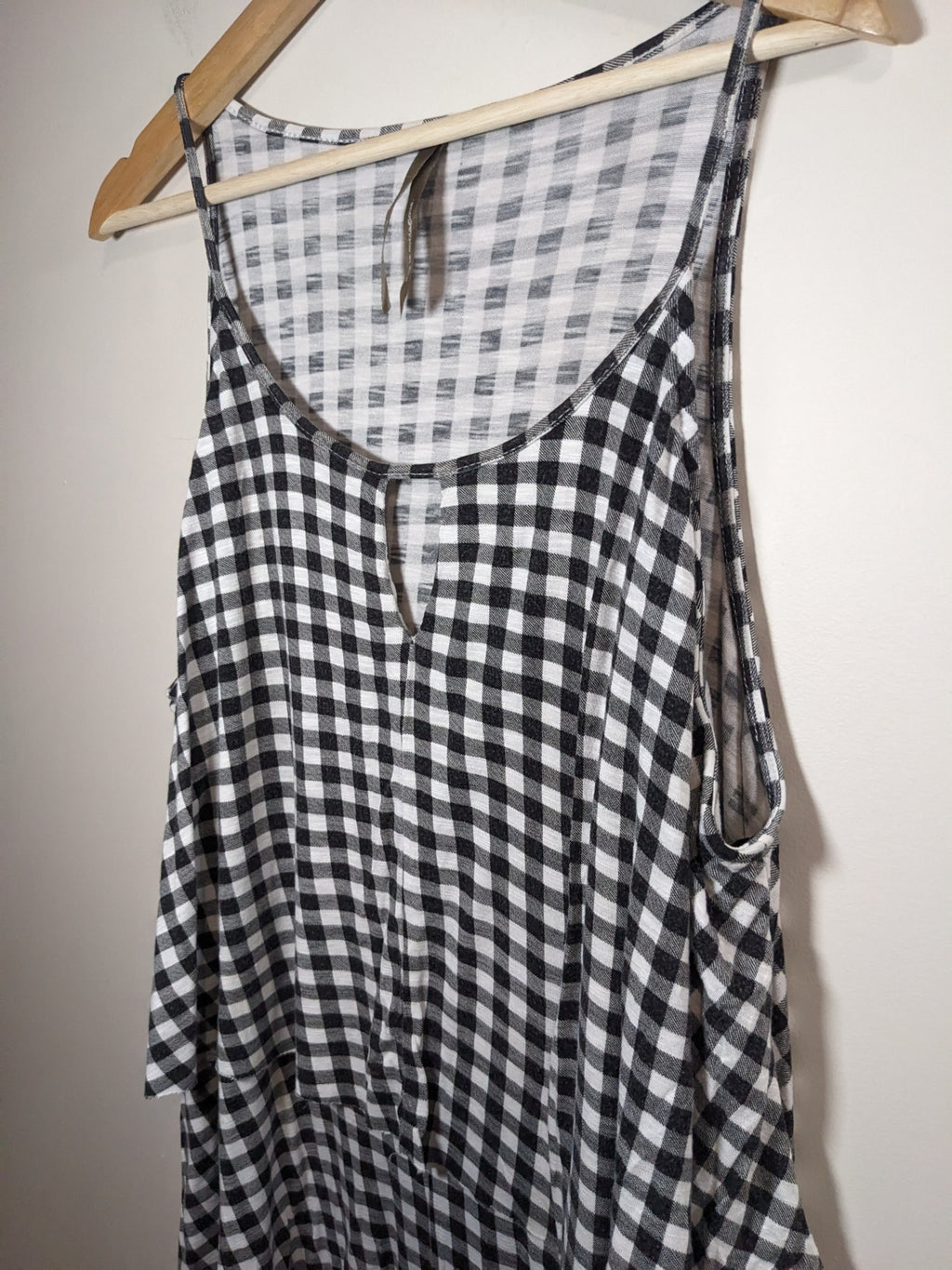 semez la joie checkered tank - 2XL