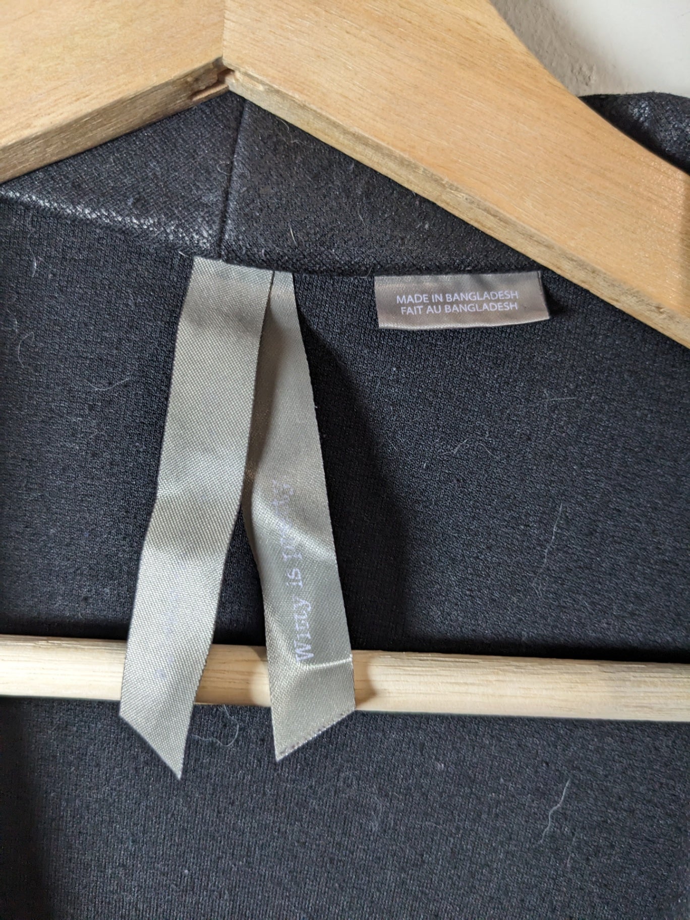 black waterfall jacket - 4XL