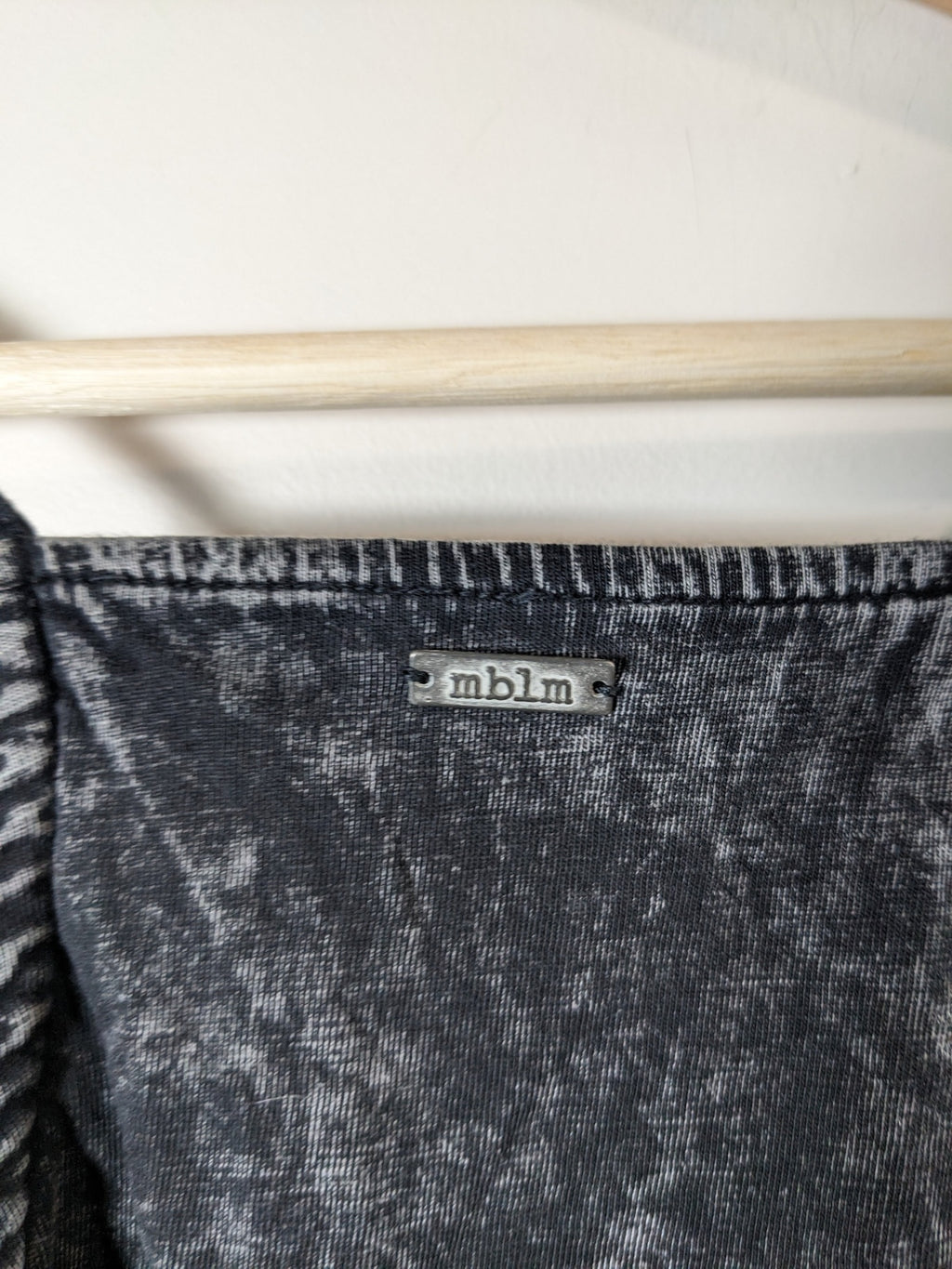 mblm by tess holliday grey acid wash tank - 3XL