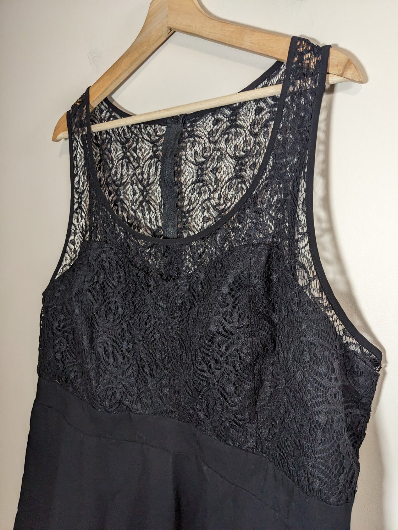 Torrid Black Lace Blouse - 4XL