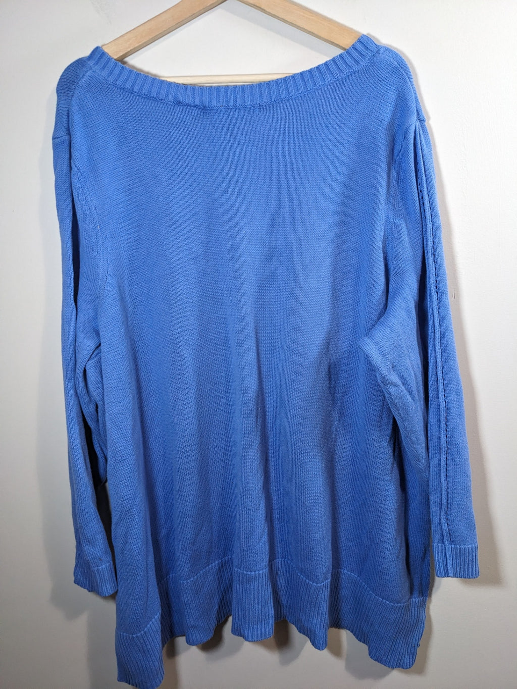 in every story blue sweater- 4XL