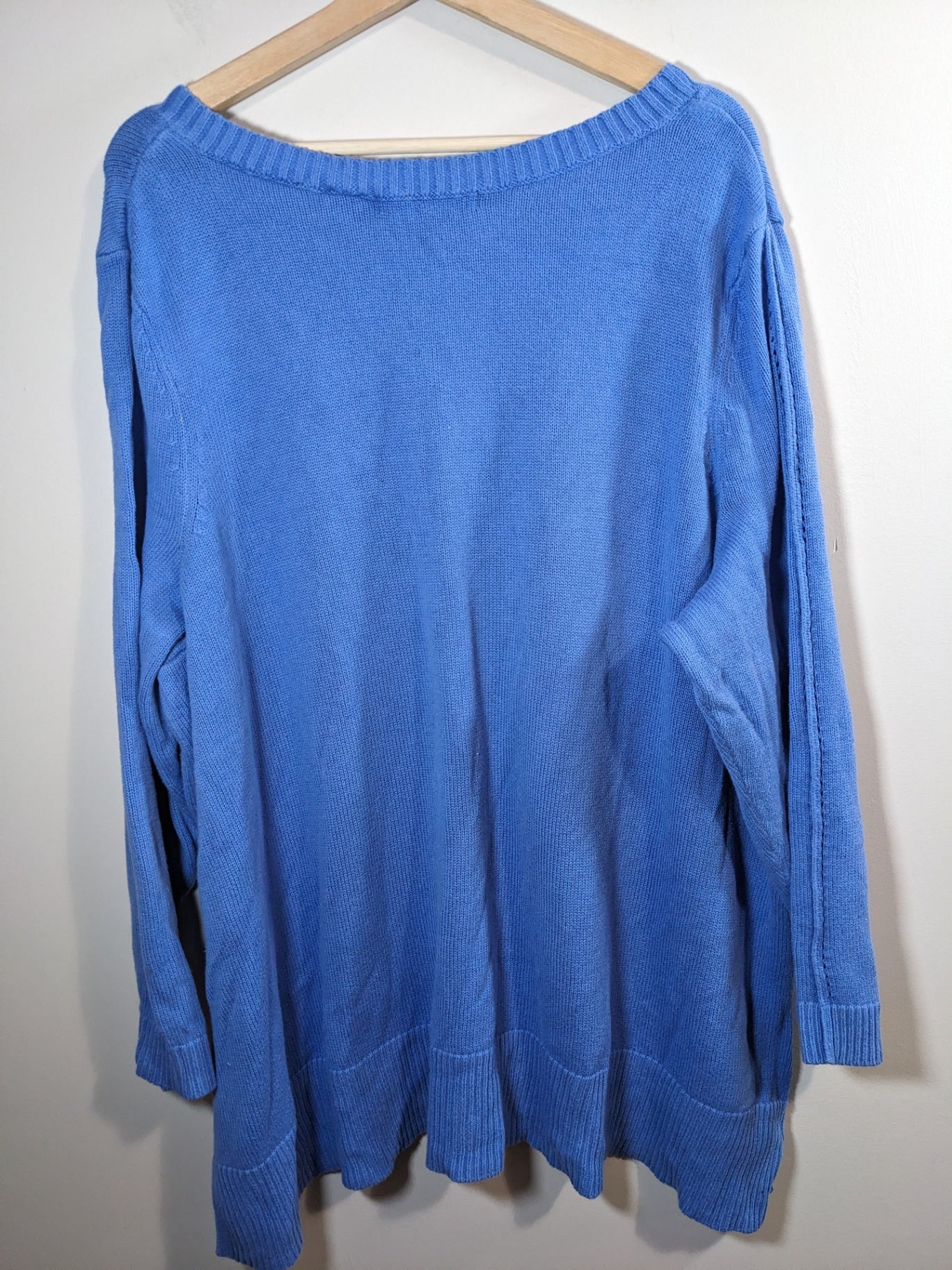 in every story blue sweater- 4XL