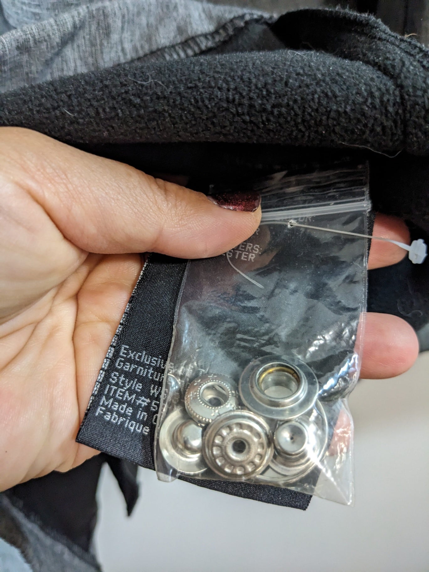 Jessica grey jacket - appears 4XL