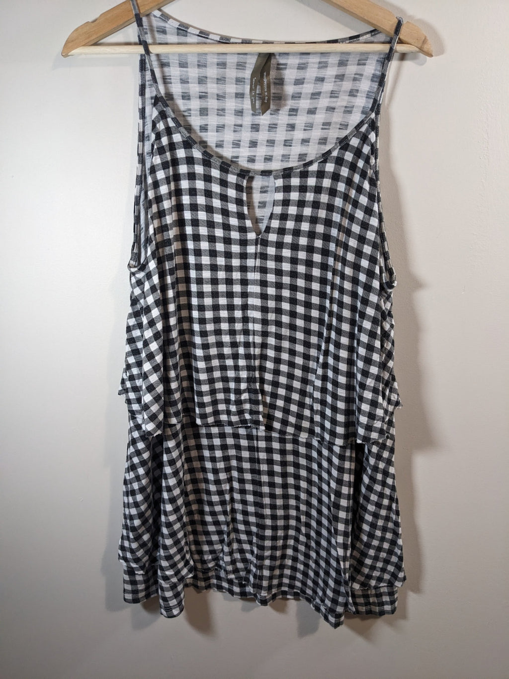 semez la joie checkered tank - 2XL