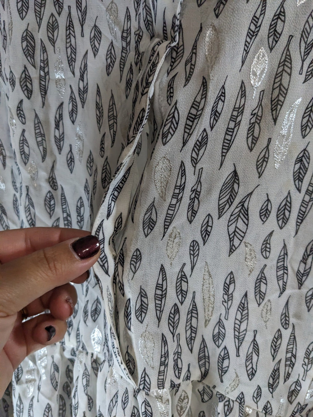 Lane Bryant leaf blouse - SZ 26/28