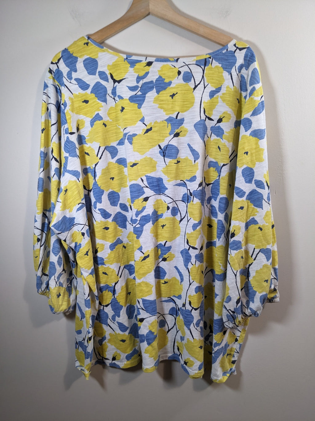 DC Jeans yellow floral blouse - 5XL