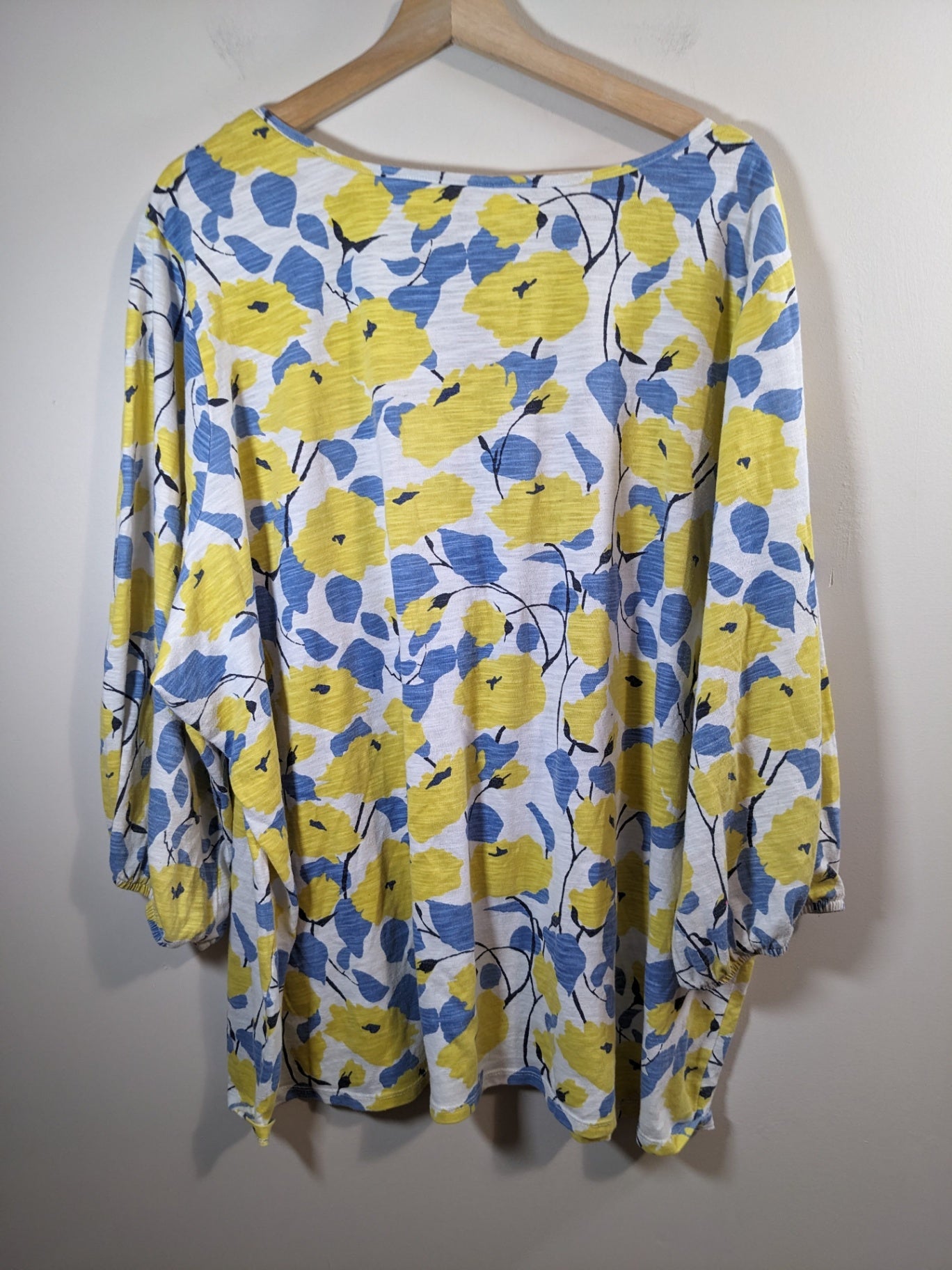 DC Jeans yellow floral blouse - 5XL