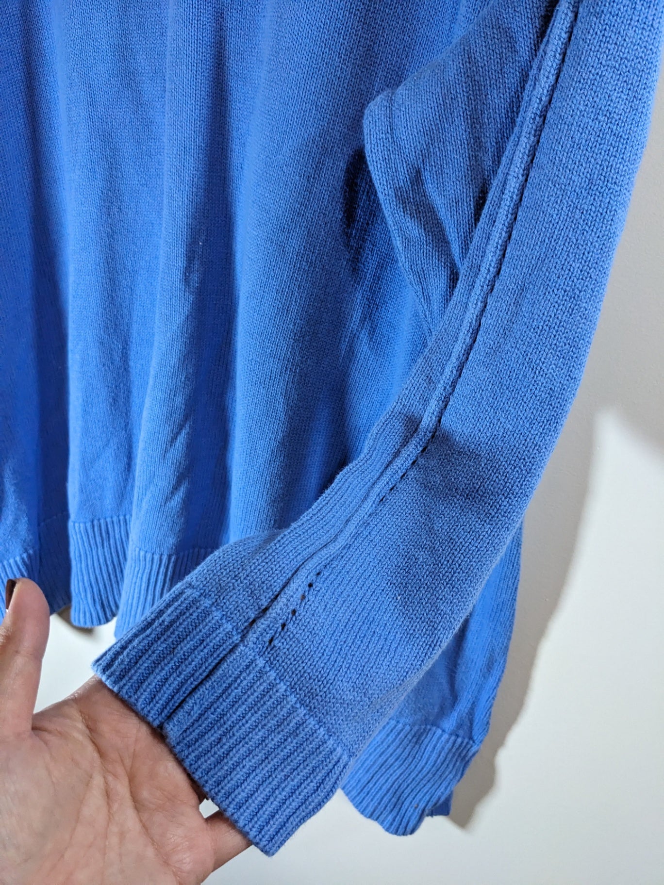 in every story blue sweater- 4XL