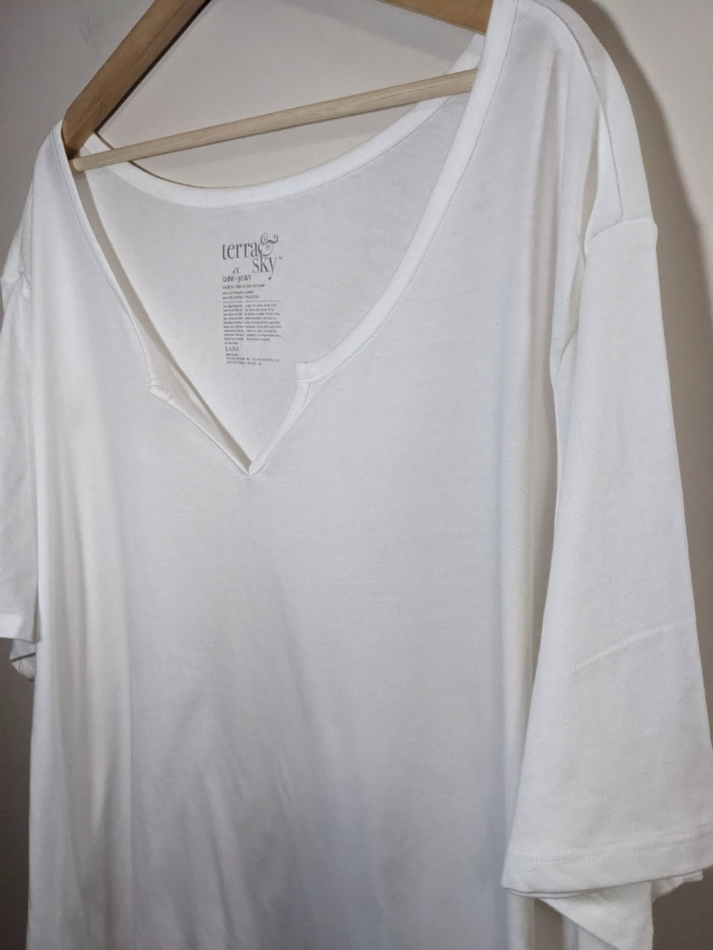 Terra Sky White T-Shirt- 4XL