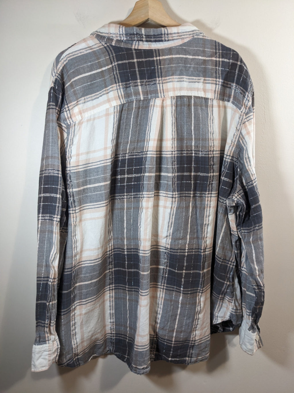 Faded Glory Plaid Shirt - 4XL