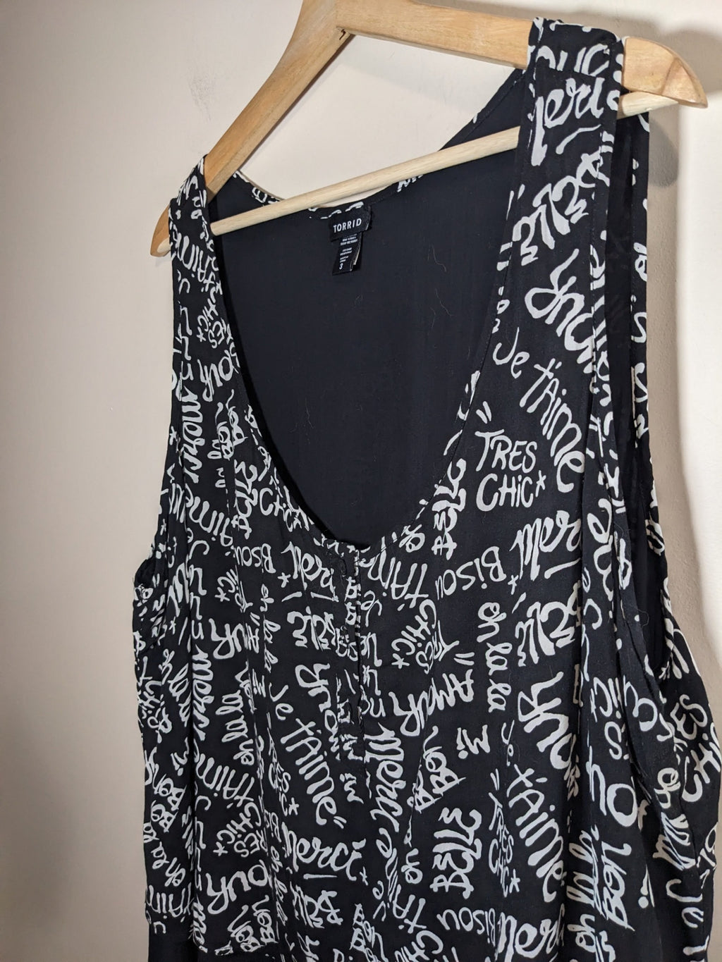 TORRID French Language Blouse - 3XL