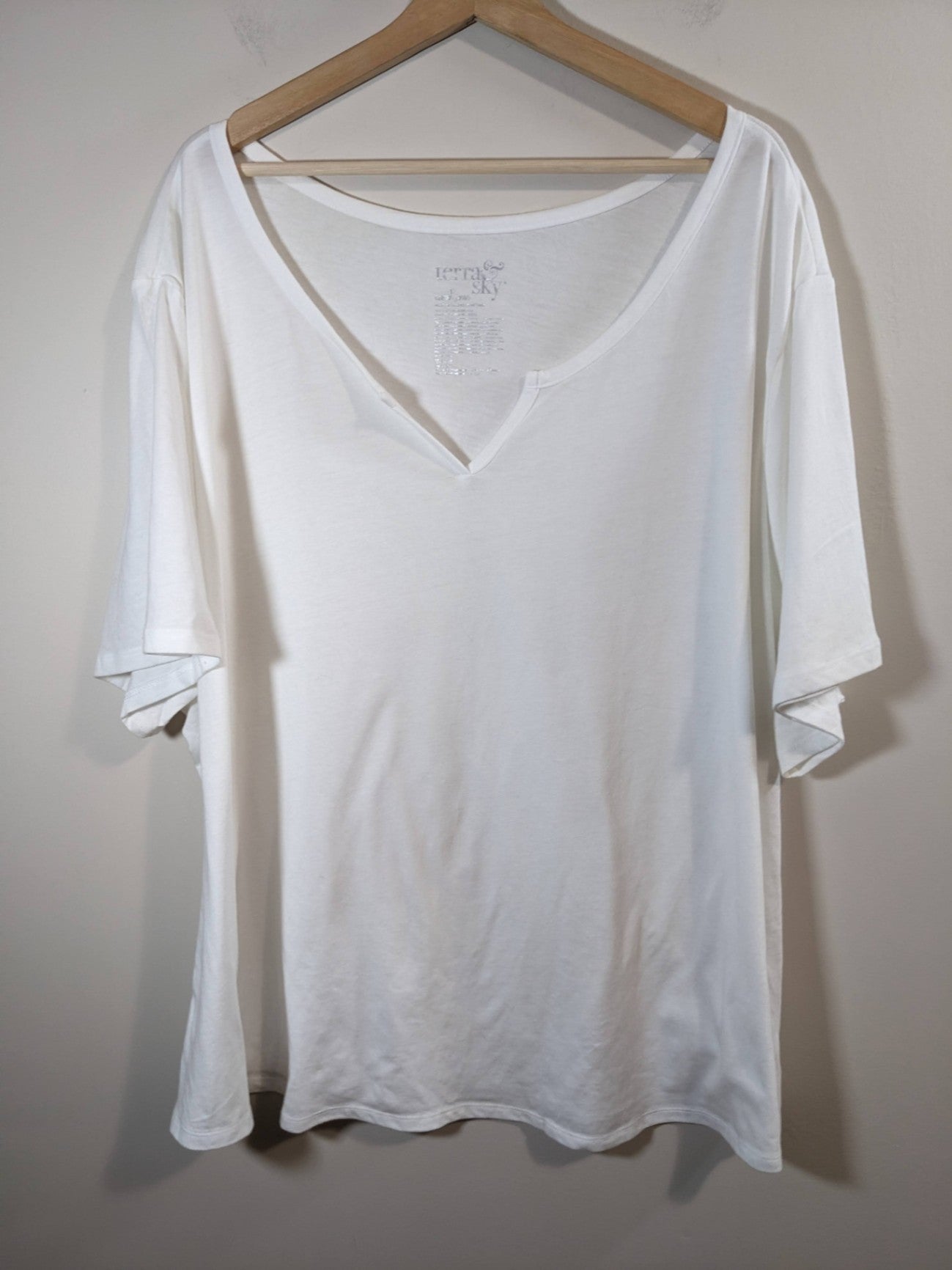 Terra Sky White T-Shirt- 4XL