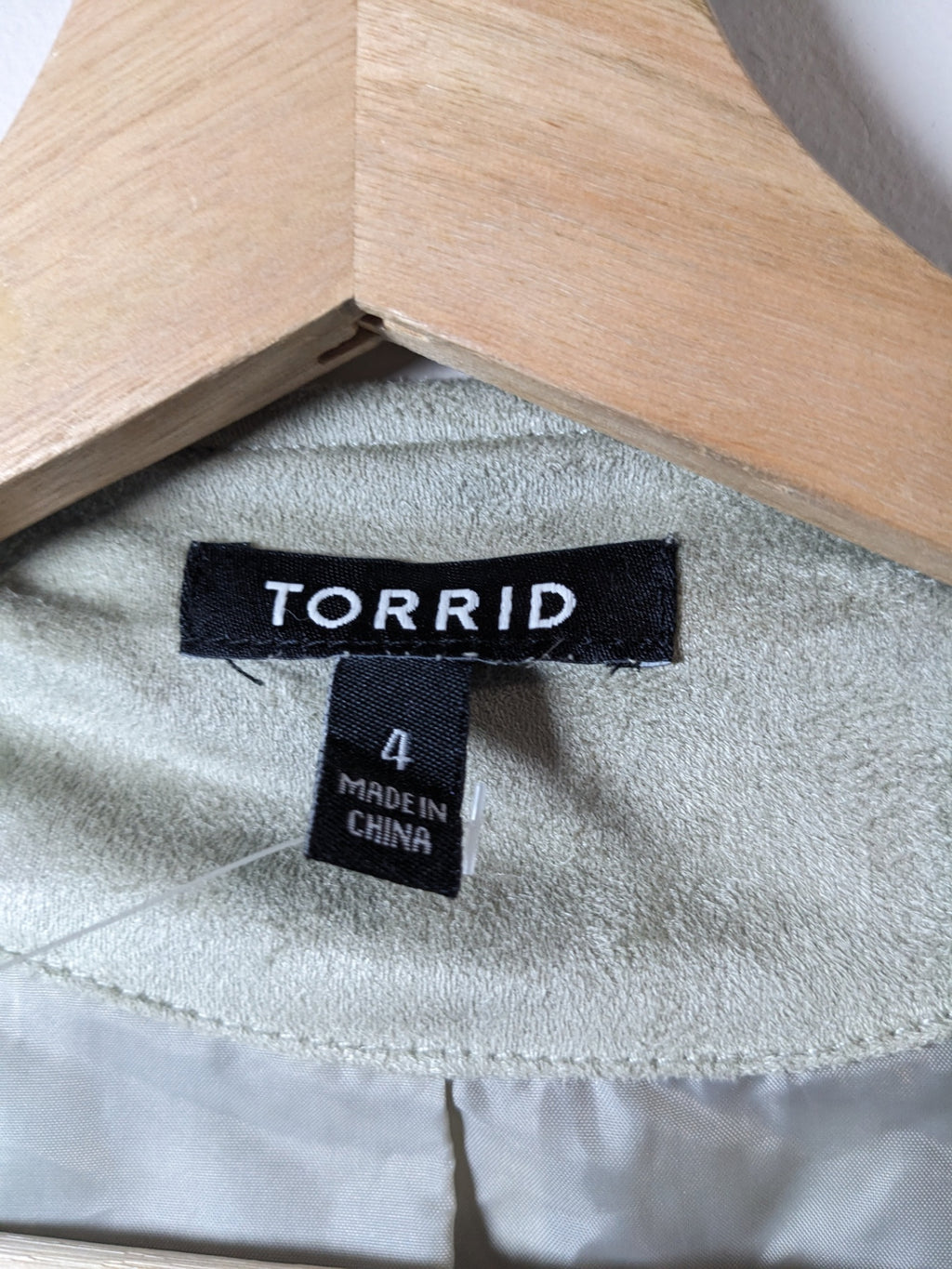 Torrid Sage Fringe Jacket - 4XL