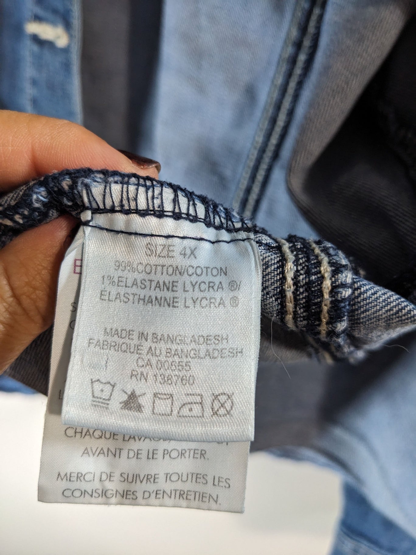 DC Jeans Denim Jacket - 4XL