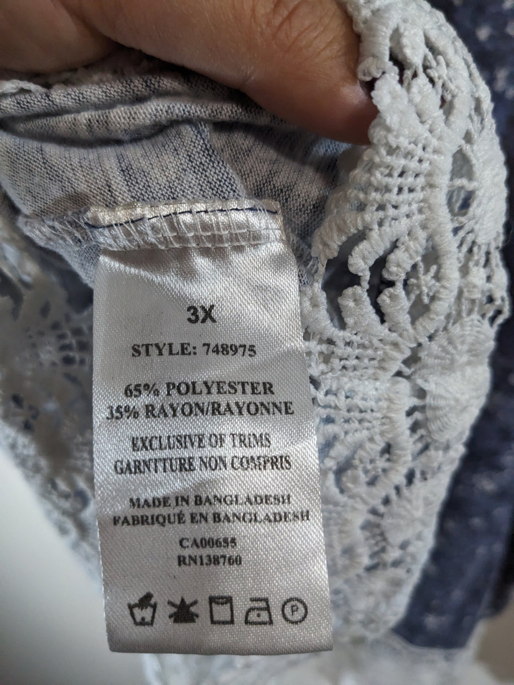 semez la joie floral lace tank - 3XL