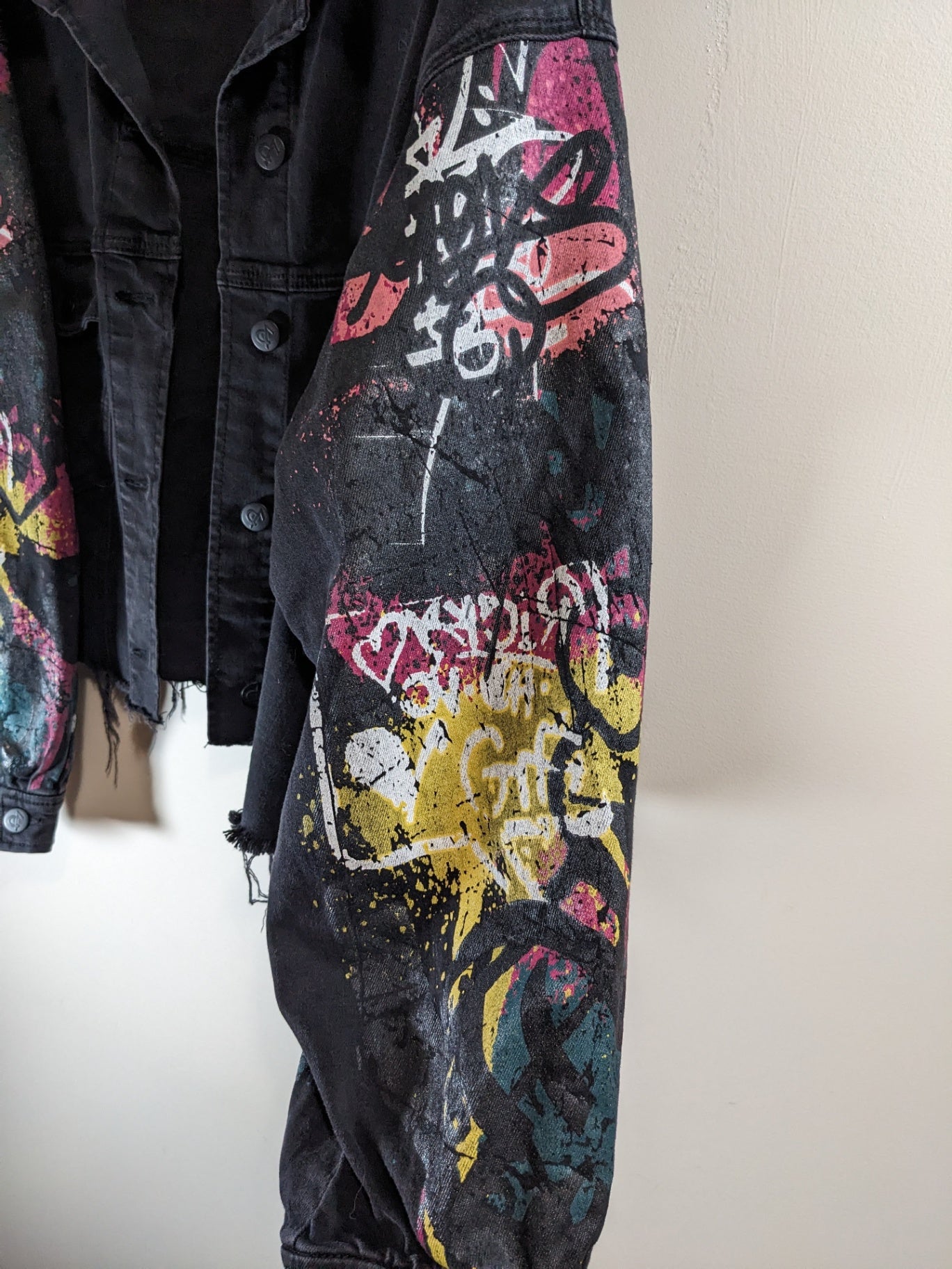 LOVE & LEGEND Black Denim Jacket - 26