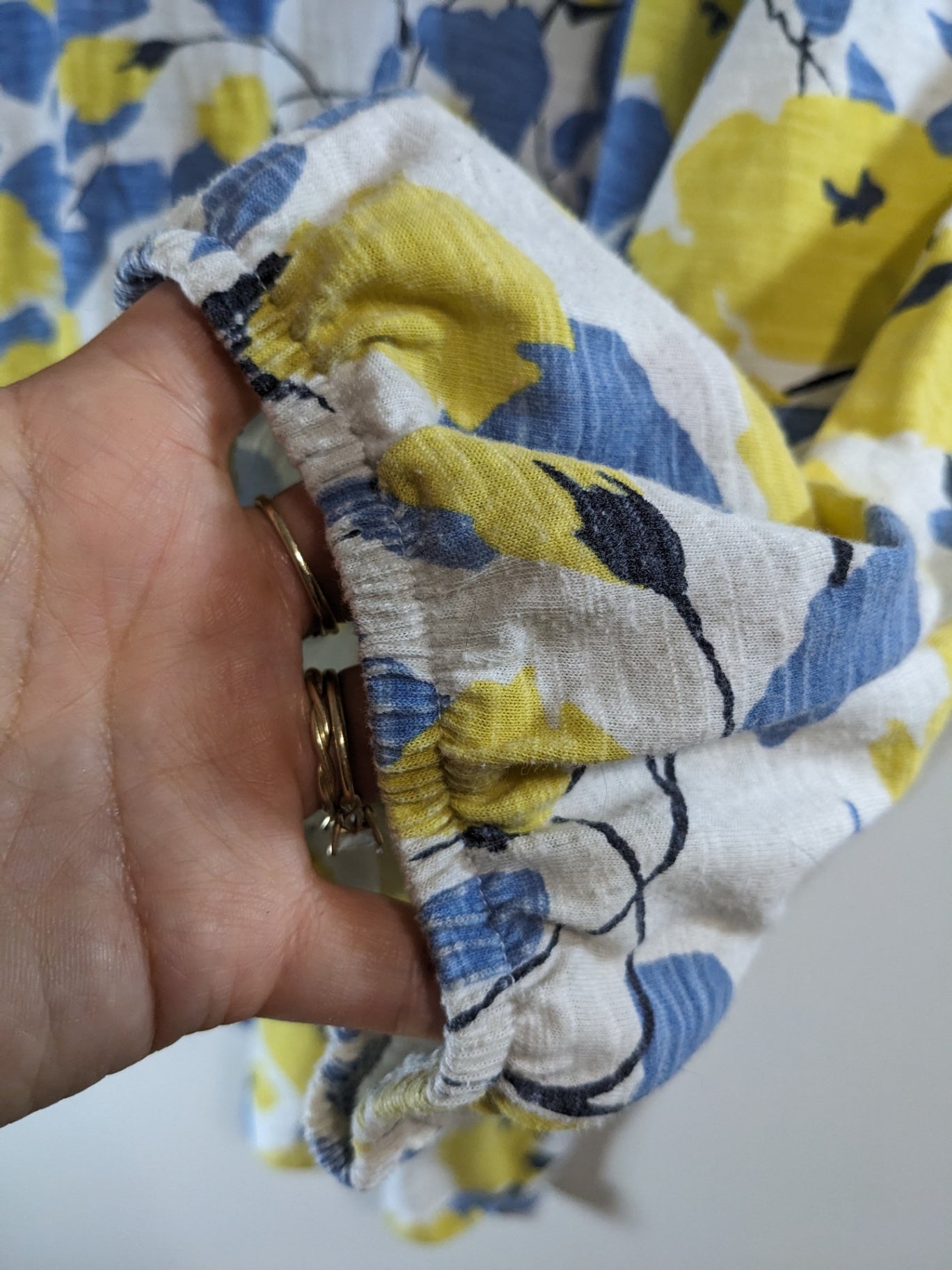 DC Jeans yellow floral blouse - 5XL