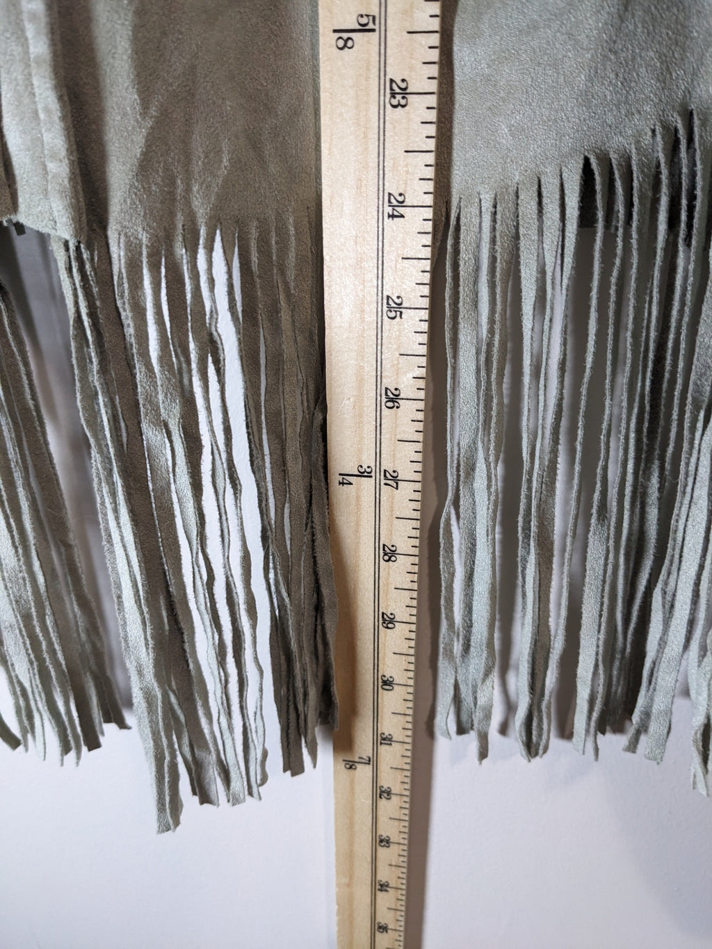 Torrid Sage Fringe Jacket - 4XL