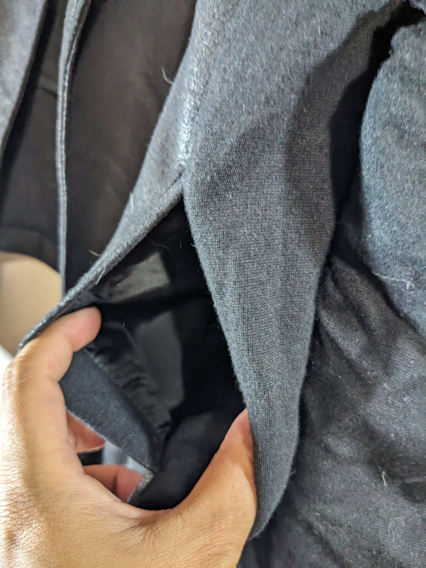 black waterfall jacket - 4XL