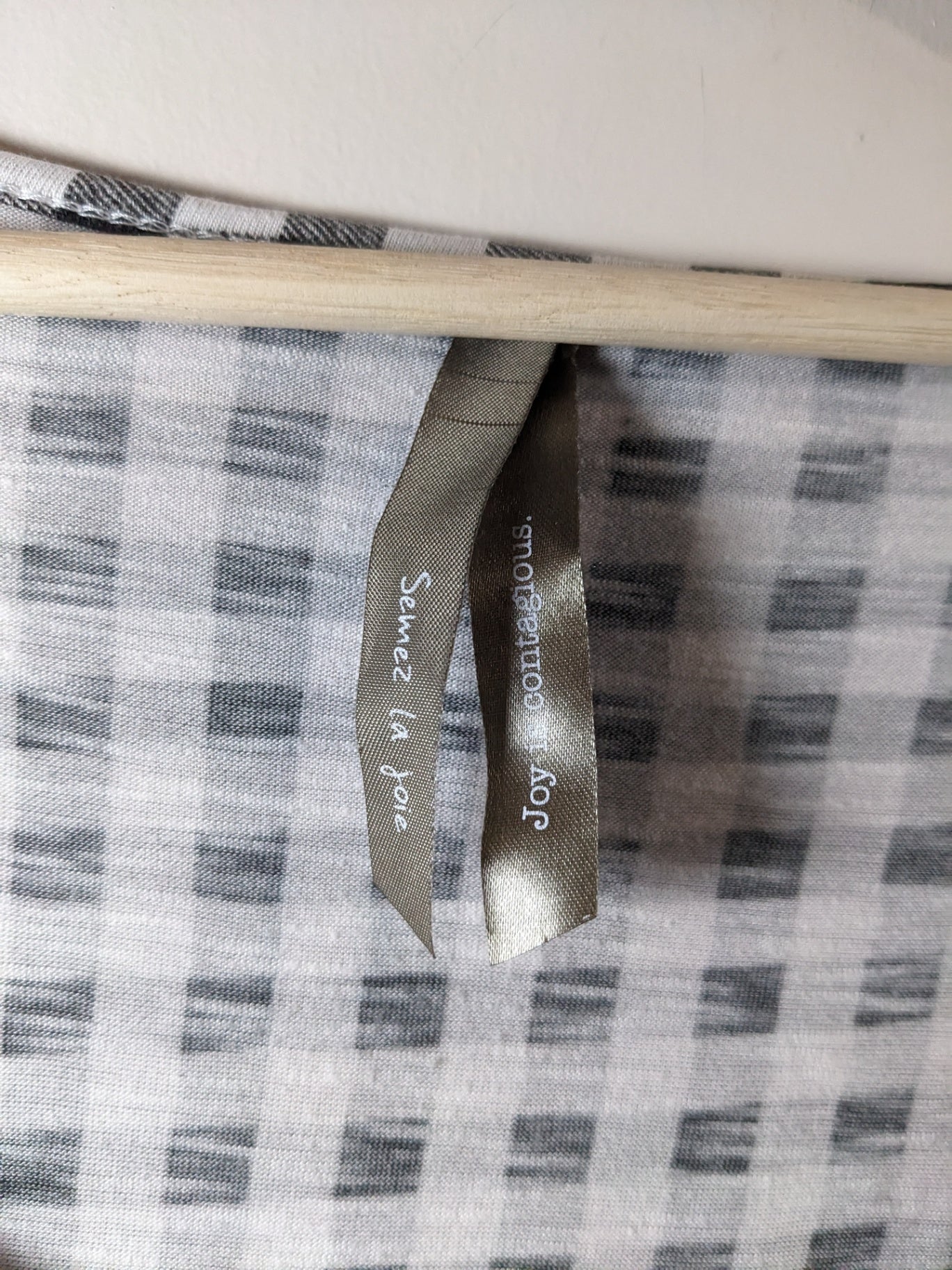 semez la joie checkered tank - 2XL