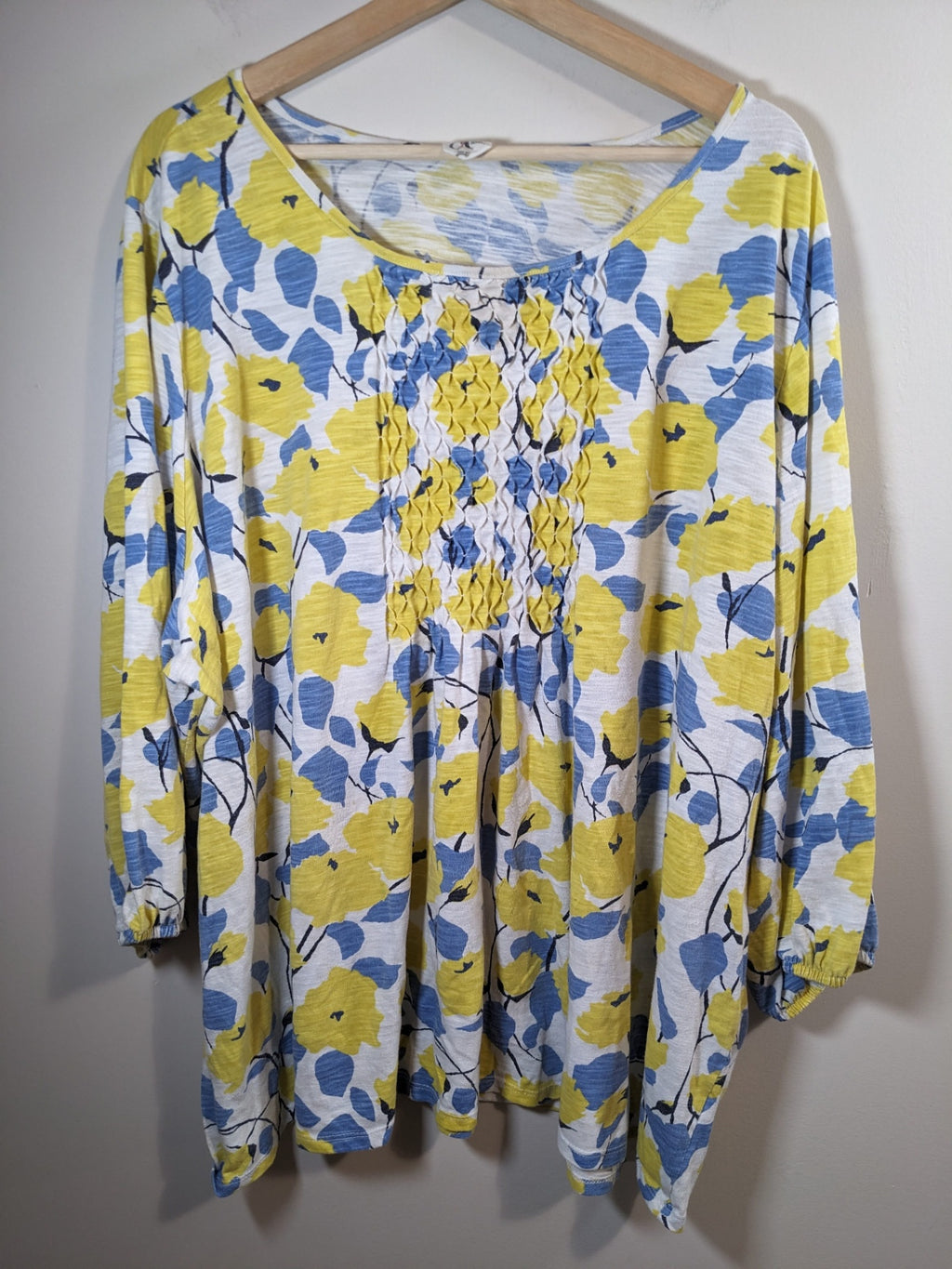 DC Jeans yellow floral blouse - 5XL