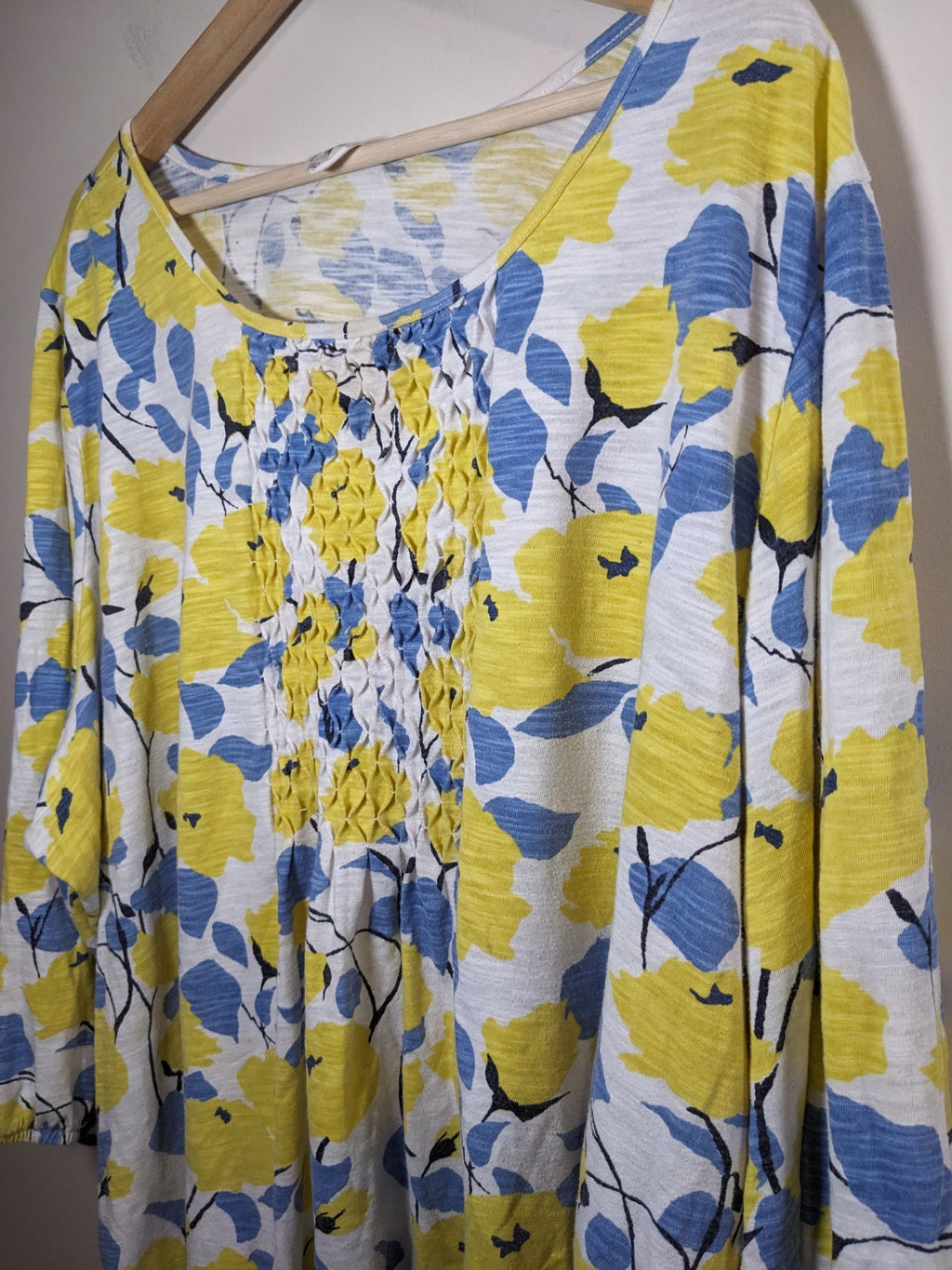 DC Jeans yellow floral blouse - 5XL